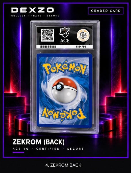Zekrom & Reshiram — ACE 10 Gem Mint Pair — Celebrations Classic Collection