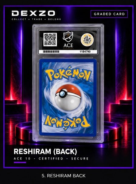Zekrom & Reshiram — ACE 10 Gem Mint Pair — Celebrations Classic Collection